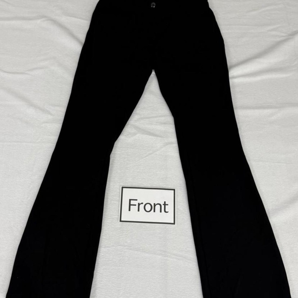 Willit Womens Black Flare Legging Dress Pants Size M Activewear Stretch 30" Long